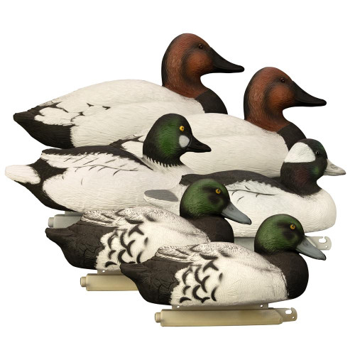 Higdon Outdoors Battleship Diver Duck Decoy Pack, Multi-Color - 16994