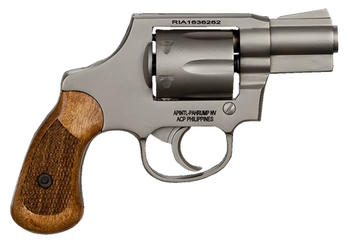 Armscor Rock Island M206 Spurless .38 Special 2" 6rd Revolver, Matte Nickel - 51289