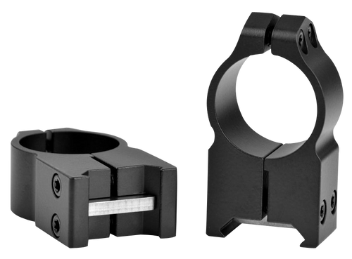 Warne Maxima 1" Extra High Vertical Rings, Matte Black - 203M