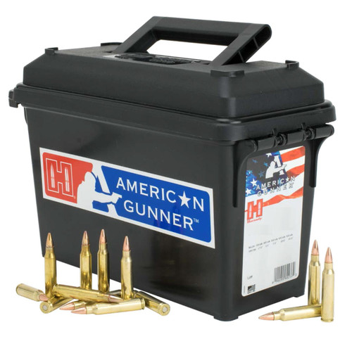 Hornady American Gunner 5.56 NATO 55gr JHP Rifle Ammunition 247rd - 80279
