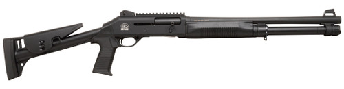 Charles Daly 601 DPS Tactical 12 Gauge 18.5" 5+1 Semi-Auto Shotgun, Black Synthetic - 930.386