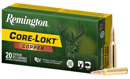 Remington Core-Lokt Copper 243 Win 85gr Copper Hollow Point Rifle Ammo, 20/Box - R27856