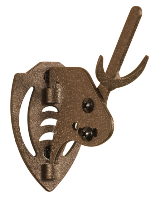 Skull Hooker Mini Hooker European Skull Mount, Robust Brown - SKHMHASSYBRN