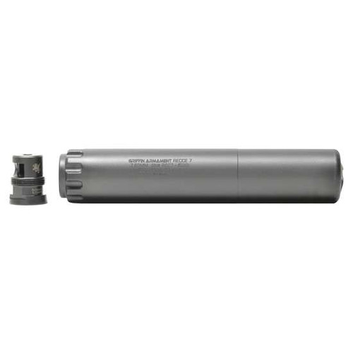Griffin Armament Recce 7 .30 Caliber Suppressor, Black - GAREC7W