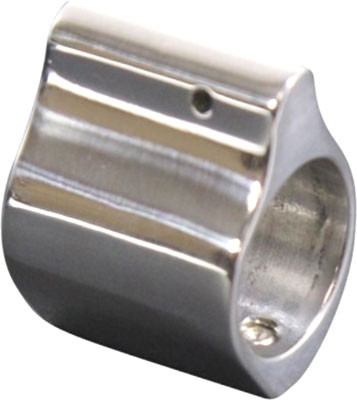 Guntec Low Profile Gas Block .750 Dia Polished Stainless - GT750SS-STS-P