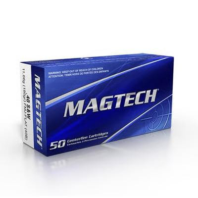 Magtech .40 S&W 180gr FMJ Handgun Ammunition 1000/ct Case - 40BC