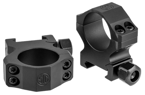 Sig Sauer Alpha 1 Scope Rings, 1" Medium Matte Black - SOA10020