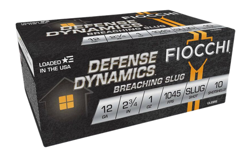 Fiocchi 12 Gauge Breach Slug 2.75" 1oz 250 Round Case - 12LEBRE