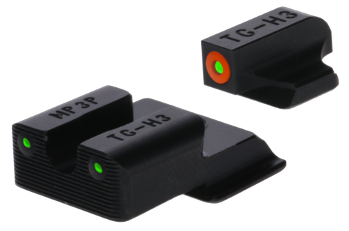 Truglo Tritium Pro Night Sights S&W M&P 9 Shield EZ Green/Orange - TG231MP4C