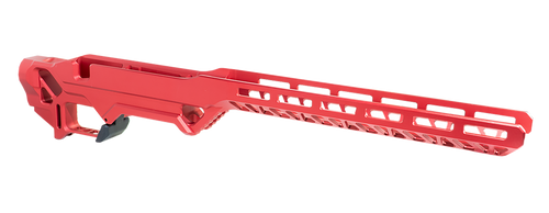 Timber Creek Outdoors Enforcer Rifle Chassis, Red Aluminum Rem700 Action Right - ERCR7SAR