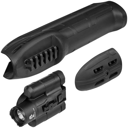Adaptive Tactical EX Performance Forend with 300 Lumen Flashlight, Black Polymer - AT02900