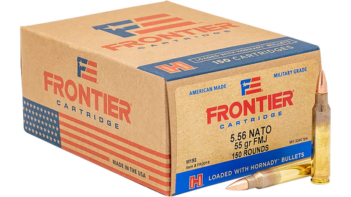 Frontier Cartridge 5.56 NATO 55gr FMJ 150rd - FR2015
