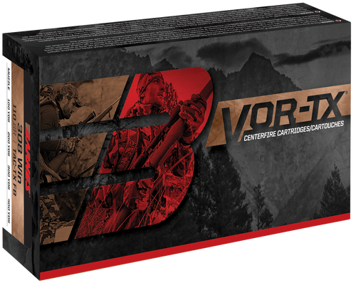 Barnes VOR-TX .243 Win 80gr Tipped TSX Boat Tail Rifle Ammunition, 20 Rounds - 21522