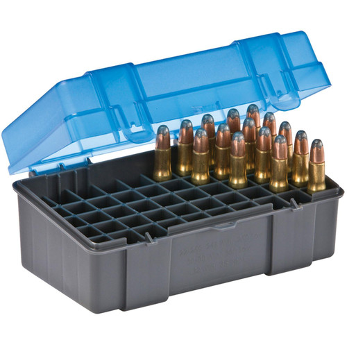 Plano Flip Top Rifle Ammo Case 50 Round Storage - 122850