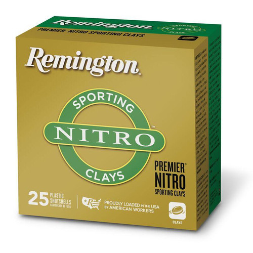 Remington Premier Nitro Sporting Clays Plastic 28 Gauge 3/4oz #7.5 Shot 25 Round Box - 28868