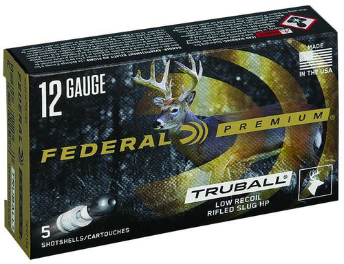 Federal Premium Vital-Shok TruBall 12 Gauge 2.75" 1 oz Rifled Slug 5 Round Box - PB127LRS