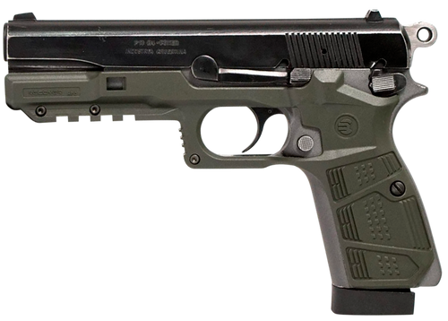 Recover Tactical HPC03 Grip & Rail System, OD Green Polymer Picatinny for Browning Hi-Power - HPC03