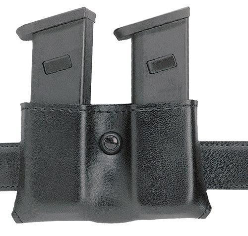 Safariland Model 079 Snap-On Double Magazine Holder, Black - 079-83-6