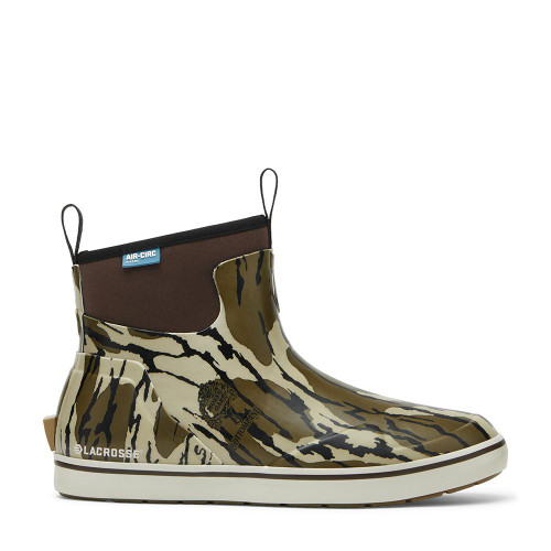 LaCrosse Mens Alpha Deck Boot 6" Mossy Oak Bottomland - 62120813