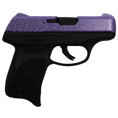 Ruger EC9s 9mm Luger 3.12" 7rd Handgun, Purple Sparkle - 3283