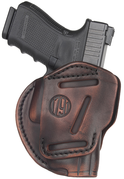 1791 Gunleather 3-Way IWB/OWB Holster, Vintage - 3WH5VTGA