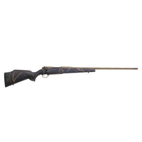 Weatherby Mark V Weathermark Limited 6.5 WBY RPM 24" 4rd Bolt-Action Rifle, Burnt Bronze Cerakote - MWL05N65RWR6B