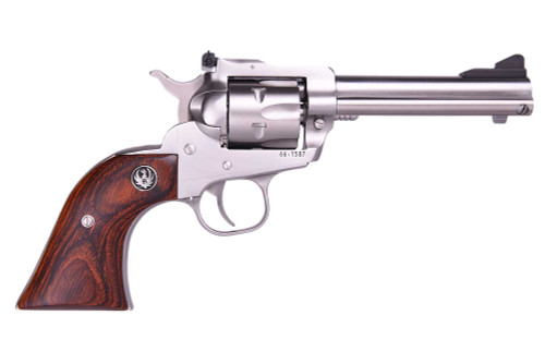 Ruger Single Six Convertible .22 LR/.22 Magnum 4.625" 6rd Revolver, Stainless Steel - 0627