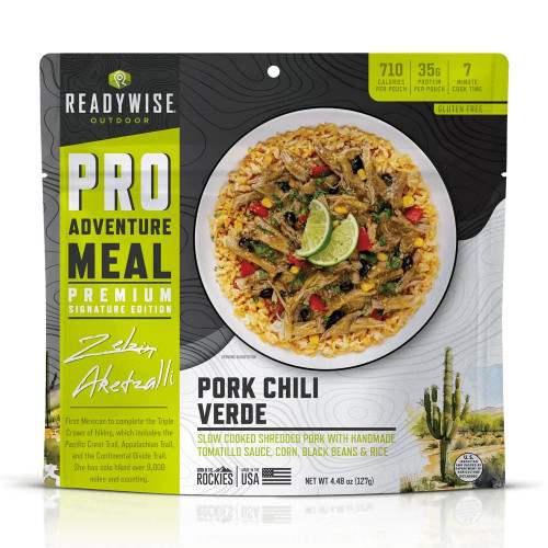 ReadyWise Outdoor Pro Meal Pork Chile Verde Single Pouch - RW03-191