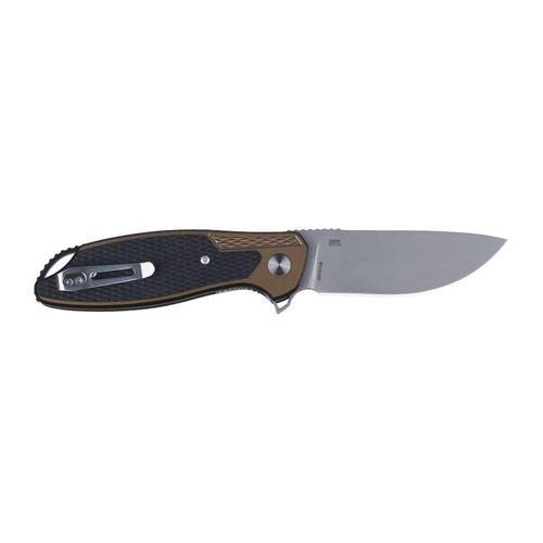 CRKT Jake Folding Knife 3-3/10" Drop Point Blade Black and Bronze - K360GXP