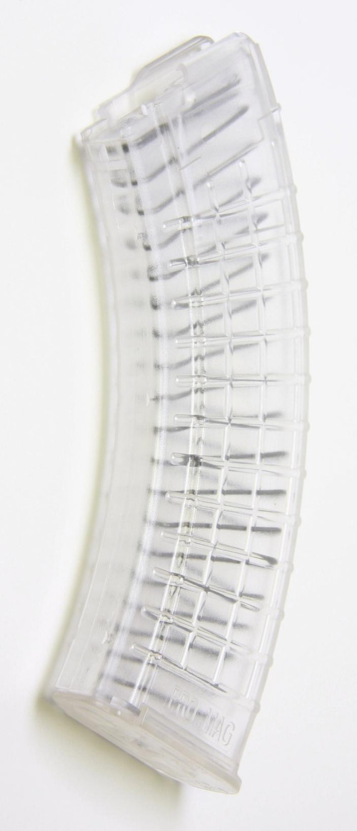 ProMag AK-47 7.62x39mm 30rd Rifle Magazine, Clear Polymer - AK-A7