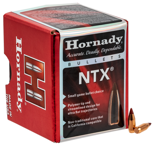 Hornady NTX 17 Cal .172 15.5 gr Reloading Bullets - 17016