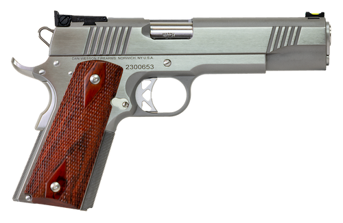 Dan Wesson Pointman 45 ACP 5" 8+1 Handgun, Brushed Stainless Steel - 01943