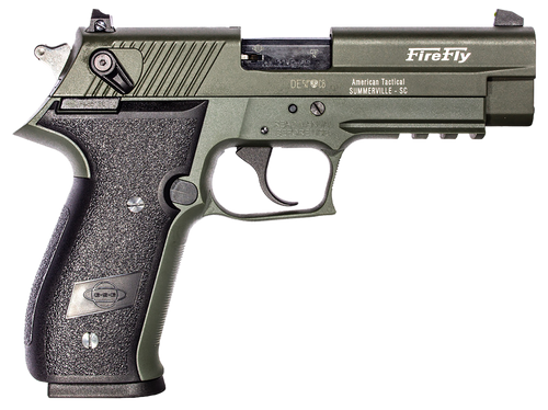 GSG FireFly .22 LR 4" 10+1rd Pistol, Green - GERG2210FFG