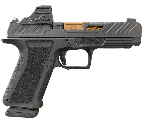 Shadow Systems MR920 Elite 9mm 4.5" 15+1 Pistol, Black/Bronze - SS-1011-H