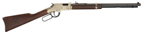 Henry Golden Boy Deluxe 4th Edition 22 WMR 20.5" 12+1 Lever Action Rifle, Blued Octagon Barrel with Engraved Receiver - H004MD4