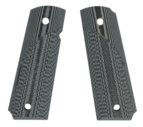 Pachmayr Dominator G10 Tactical Grip Panels for 1911, Gray/Black Checkered - 61001