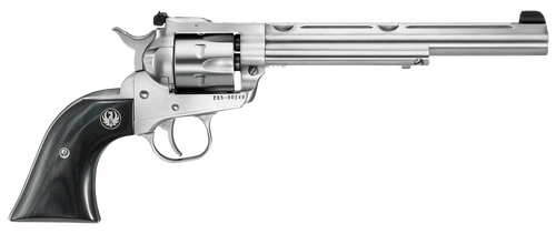 Ruger Single-Six Hunter 22 LR/22 WMR 7.5" 6rd Revolver, Satin Stainless Steel - 0662