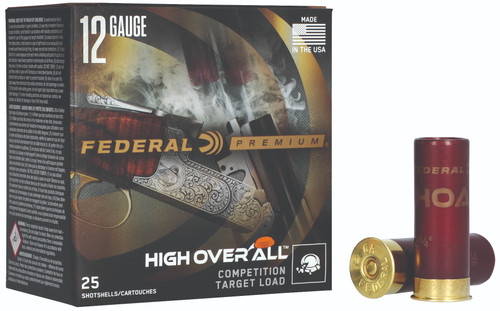 Federal Premium High Over All Plastic 12 Gauge 2.75" 1oz #7.5 Shot 25 Round Box - HOA12H175