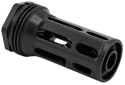 HUXWRX Flash Hinder-QD 7.62 M14x1 LH Muzzle Device, Black - 2204