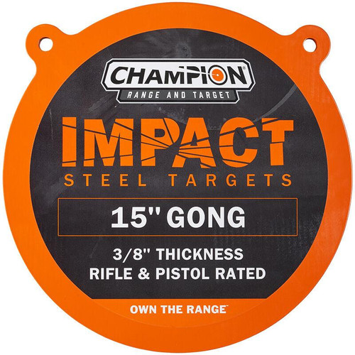 Champion Impact Steel Gong Target 15" Round - 44913C