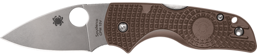 Spyderco Lil Native Lightweight Folding Knife, Brown - C230PBN15V