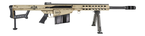 Barrett M82A1 250th Anniversary 50 BMG 20" 10rd Rifle, Flat Dark Earth/Black Cerakote - 20152
