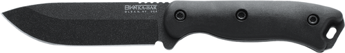 KA-BAR Becker Short Drop Point Fixed Blade Knife, Black - BK16