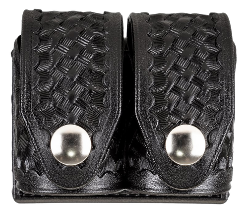HKS SpeedLoader Case Double Medium Basketweave Black - 203BMBN
