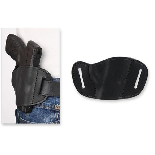 Bulldog Molded OWB Belt Slide Holster, Black - MLBS