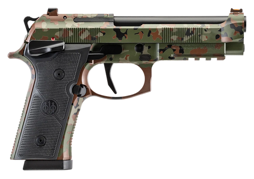 Beretta 92XI SAO 9mm 4.7" 18rd Pistol, Flectarn Camo - SPEC0744A18