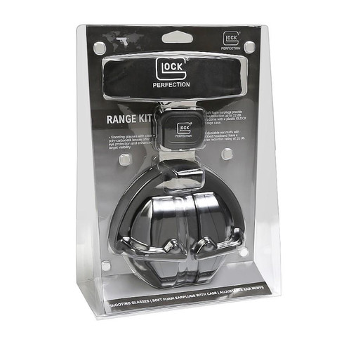 Glock Range Kit Hearing Protection + Eye Wear, Black - AP60220