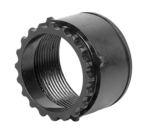 LBE Unlimited AR-10 Barrel Nut 4130 Steel Black Phosphate - ARBNT308