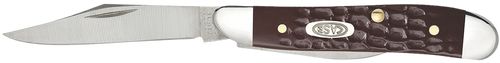 Case Knives Peanut Folding Knife, Brown Synthetic - 00046