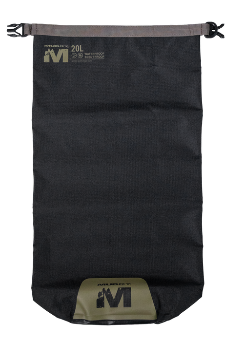 Walker's Muddy 20L Waterproof Dry Bag, Black - MUD-WDB-20L-BLK